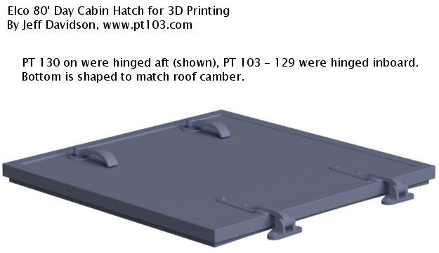 3D Printed Day Room Cabin Hatch