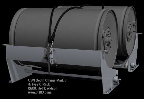 Depth Charge Mark 6 and Type C Release Track