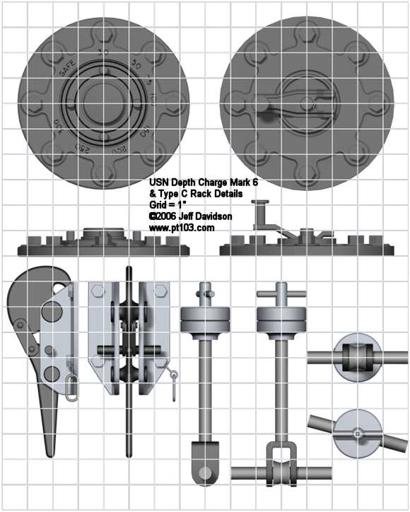 Depth Charge Mark 6 Pistol and Booster