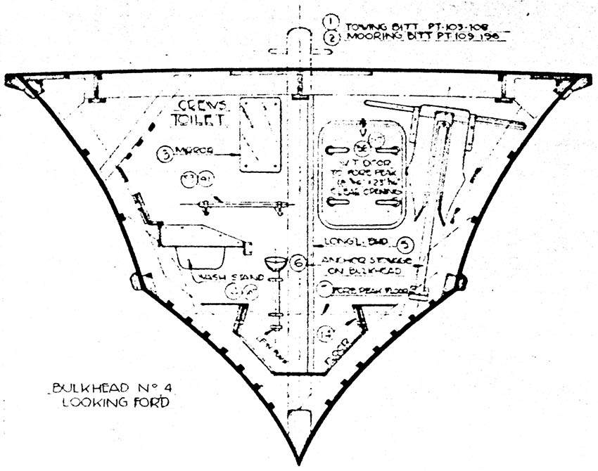 Elco PT Boat Outboard Profile Plan