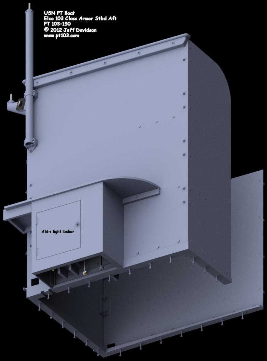 Elco PT Boat 103 Class Armor Perspective