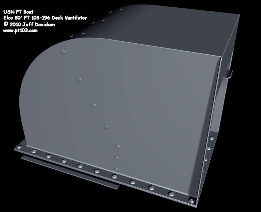 Elco 103 Class PT Boat Deck Ventilator