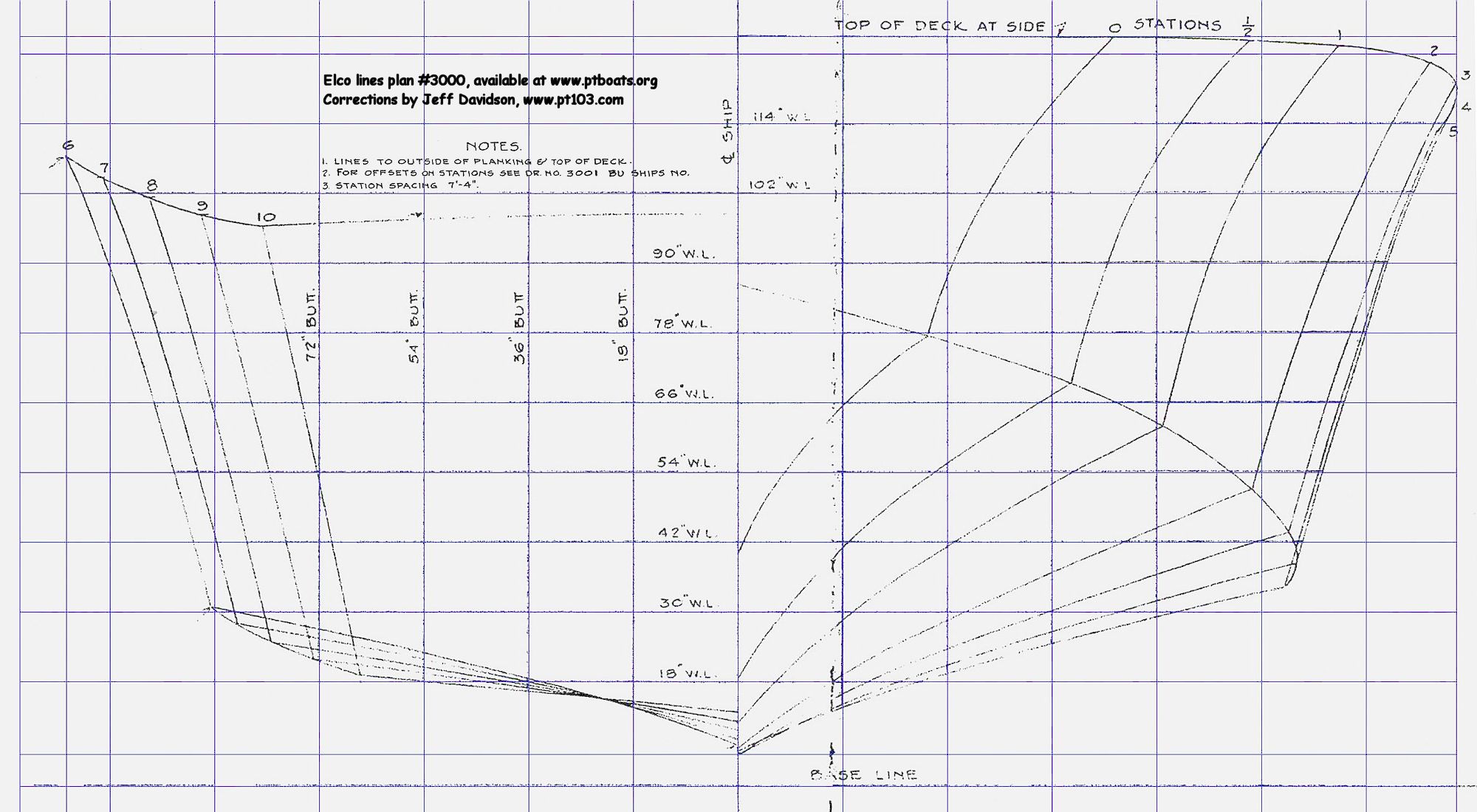 Elco 80' Hull Construction