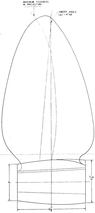 PT Boat Elco 103 Class Propeller Profile